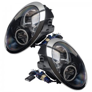 Mini Cooper/S Headlight Assemblies - ORACLE Lighting - SMD Pre-Assembled Headlights, ColorSHIFT - No Controller - `05-`08