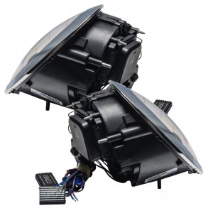Mini Cooper/S Headlight Assemblies - ORACLE Lighting - SMD Pre-Assembled Headlights, ColorSHIFT - No Controller - `05-`08