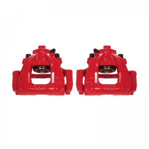 Mini Cooper Brake Calipers - Front - PowerStop - Red Powder Coated - Red - `02-`06