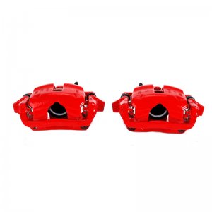 Mini Cooper Performance Brake Calipers - Front - PowerStop - Red Calipers - Red - `07-`16