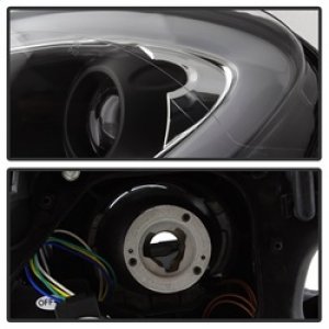 Mini Cooper Countryman Headlight Set - SPYDER - LBDRL Projector - Black - `11-`15