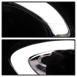 Mini Cooper Countryman Headlight Set - SPYDER - LBDRL Projector - Black - `11-`15