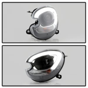 Mini Countryman Headlight Set - SPYDER - Spyder Signature Series, Xenon/HID, Projector - Black - `11-`16