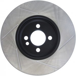 Mini Cooper S Brake Rotor(s) (1) - Front Right - Stoptech - Slotted Sport - Black - `07-`09