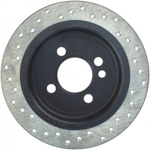 Mini Cooper Brake Rotor(s) (1) - Stoptech - Drilled Sport - Black - `07-`16
