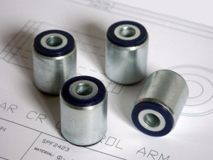 Mini Cooper Base Control Arm Bushing Kit - Rear - Superpro - Lateral Arm & Outer - 2002