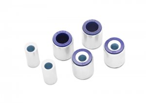 Mini Cooper Base Control Arm Bushing Kit - Rear - Superpro - Lateral Arm & Outer Bushing Kit - Camber & Toe Adjustable - 2002