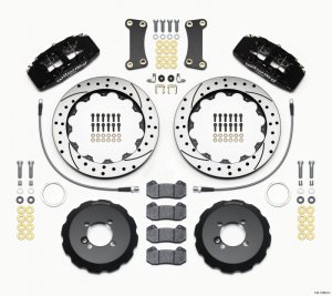 Mini Cooper Brake Kit - Front - Wilwood - DynaPro 6 + 12.88in Drilled Rotors - 2002