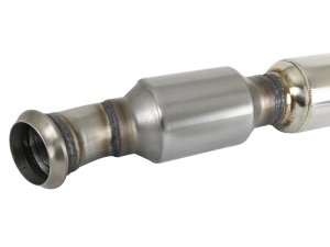 Mini Cooper S Performance Exhaust - Rear - aFe - Direct Fit 409 Stainless Steel Catalytic Converter - `14-`18