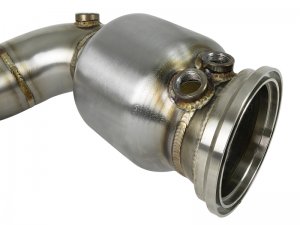 MINI Cooper S Performance Exhaust - aFe - Twisted Steel Down-Pipe - `14-`19