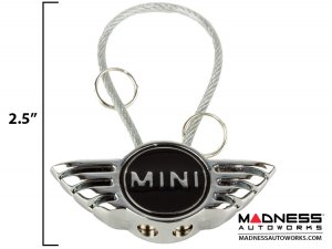 Keychain - MINI Cooper - Wing Logo Band
