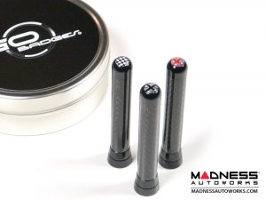 MINI Cooper Micro Antenna - Carbon Fiber (Union Jack Logo)