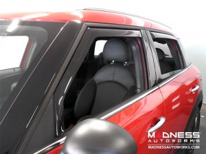 MINI Cooper Countryman Side Window Air Deflectors by Farad - Rear (R60 Model)