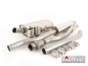 MINI Cooper Performance Exhaust - Cat Back - Milltek - Resonated - Polished Round Tips - R56 