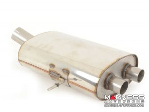 MINI Cooper Performance Exhaust - Cat Back - Milltek - Resonated - Polished Oval Tips - R56