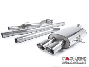 MINI Cooper Performance Exhaust - Cat Back - Milltek - Non-Resonated - Polished Oval Tips - R56