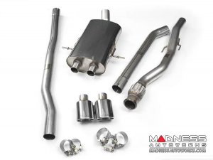 MINI Cooper Performance Exhaust - Cat Back - Milltek - Non-Resonated - Polished Oval Tips - R56