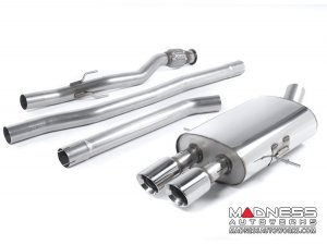 MINI Cooper Performance Exhaust System - Cat Back - Milltek - Non Resonated - Polished Round Tips - R56 