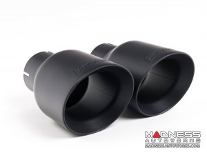 MINI Cooper 1.5T Cat-back Exhaust system by Milltek - Resonated - Cerakote BlackTips (F56 Models)