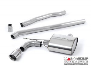 MINI Cooper 1.5T Cat-back Exhaust system by Milltek - Non-Resonated - Polished Tips (F56 Models)