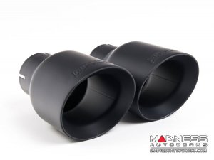 MINI Cooper 1.5T Cat-back Exhaust system by Milltek - Non-Resonated - Cerakote Black Tips (F56 Models)