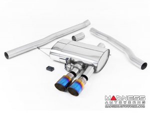 MINI Cooper S 2.0 Cat-back Exhaust system by Milltek - ValveSonic Non-Resonated - Burnt Titanium Tips (F56 Models)