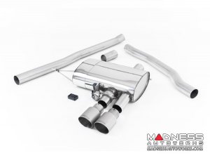 MINI Cooper S 2.0 Cat-back Exhaust system by Milltek - ValveSonic Non-Resonated - Titanium Tips (F56 Models)