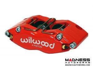 MINI Cooper Brake Conversion Kit - Wilwood Dynapro 4 Piston Front Brake Kit (Red Powder Coat Calipers / Plain Faced Rotors) (R55 / R56 / R57 Model)