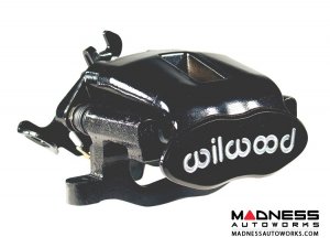 MINI Cooper Brake Conversion Kit - Wilwood Rear Brake Upgrade Kit (Black Powder Coated Calipers / Drilled & Slotted Rotors) (R55 / R56 / R57 Model)