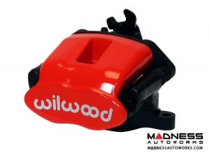 MINI Cooper Brake Conversion Kit - Wilwood Rear Brake Upgrade Kit (Red Powder Coated Calipers / Plain Face Rotors) (R55 / R56 / R57 Model)