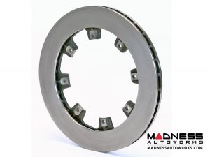 MINI Cooper Brake Conversion Kit - Wilwood Dynapro 4 Piston Front Brake Kit (Red Powder Coat Calipers / Plain Faced Rotors) (R55 / R56 / R57 Model)