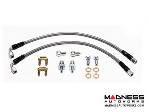 MINI Cooper Brake Conversion Kit - Wilwood Rear Brake Upgrade Kit (Black Powder Coated Calipers / Drilled & Slotted Rotors) (R55 / R56 / R57 Model)