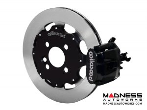MINI Cooper Brake Conversion Kit - Wilwood Rear Brake Upgrade Kit (Black Powder Coated Calipers / Plain Face Rotors) (R55 / R56 / R57 Model)