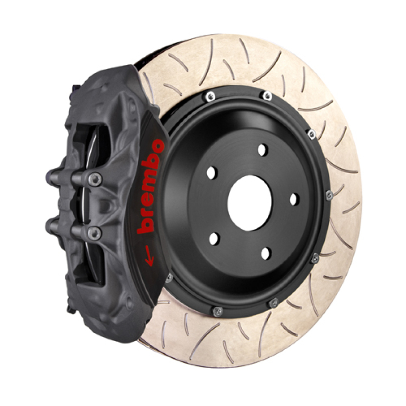 Mini John Cooper Works Hardtop Brake Kit - Front - Brembo - 2pc355x35x53a 2pc Rotor T3 - Black - `15-`27