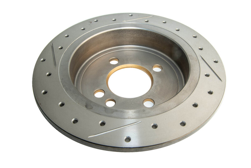 Mini Cooper Brake Rotor (1) - Rear - DBA - Street Series Slot & Drill - Gold - `07-`16