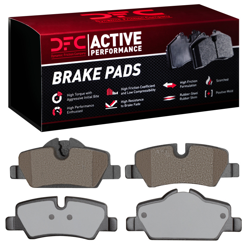Mini Cooper Brake Pads - Rear - DFC - Active Performance - Low Metallic - `14-`24