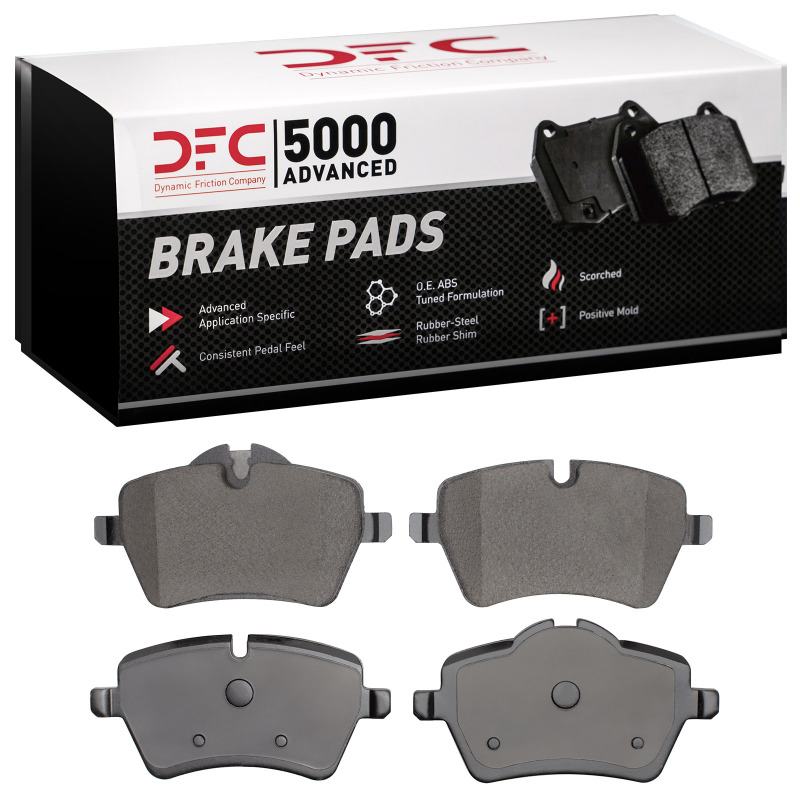 Mini Cooper Paceman Brake Pads - Front - DFC - 5000 Advanced Low Metallic - `02-`16