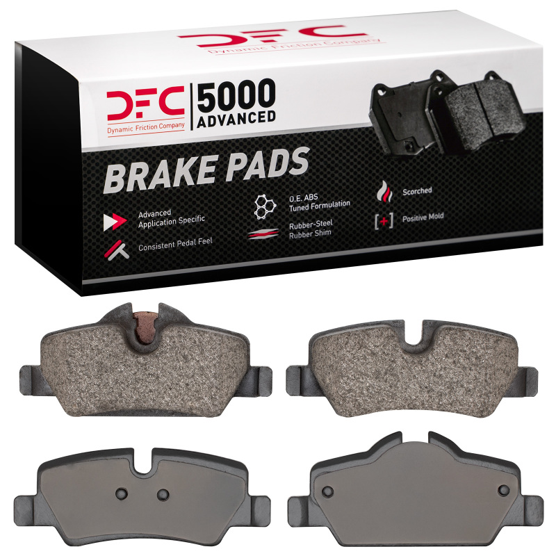 Mini Cooper Brake Pads - Rear - DFC - 5000 Advanced Low Metallic - `15-`22