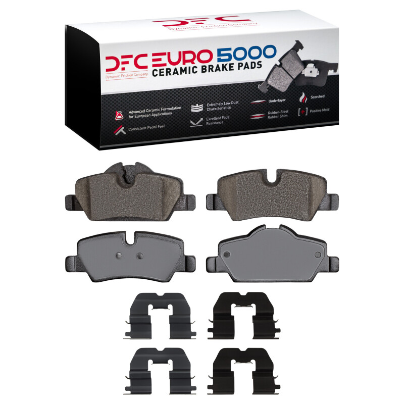 Mini Cooper Brake Pads - Rear - DFC - Euro 5000 Ceramic - `14-`24