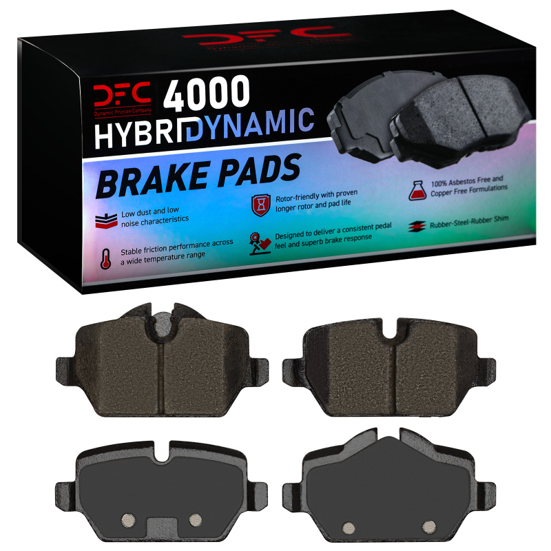 Mini Cooper Paceman Brake Pads - Rear - DFC - 4000 HybriDynamic - `05-`16
