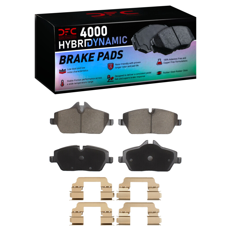 Mini Cooper Brake Pads - Front - DFC - 4000 HybriDynamic - `20-`24