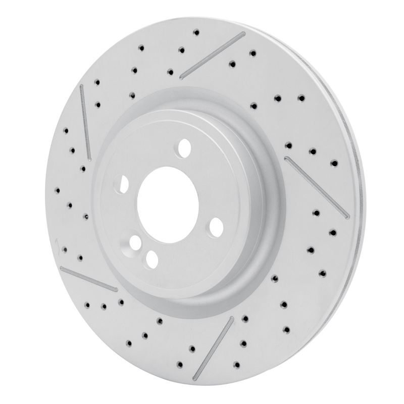Mini Cooper Clubman Brake Rotor (1) - Front - DFC - GeoSPEC Coated, Drilled & Slotted - `09-`14