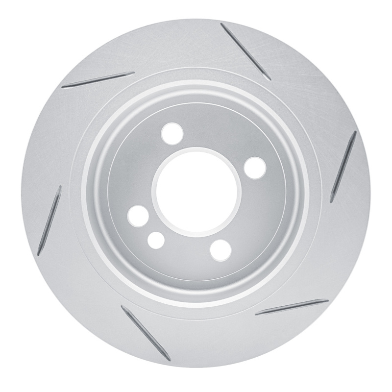 Mini Cooper Clubman Brake Rotor (1) - Rear Left - DFC - Slotted Geoperformance - `02-`15