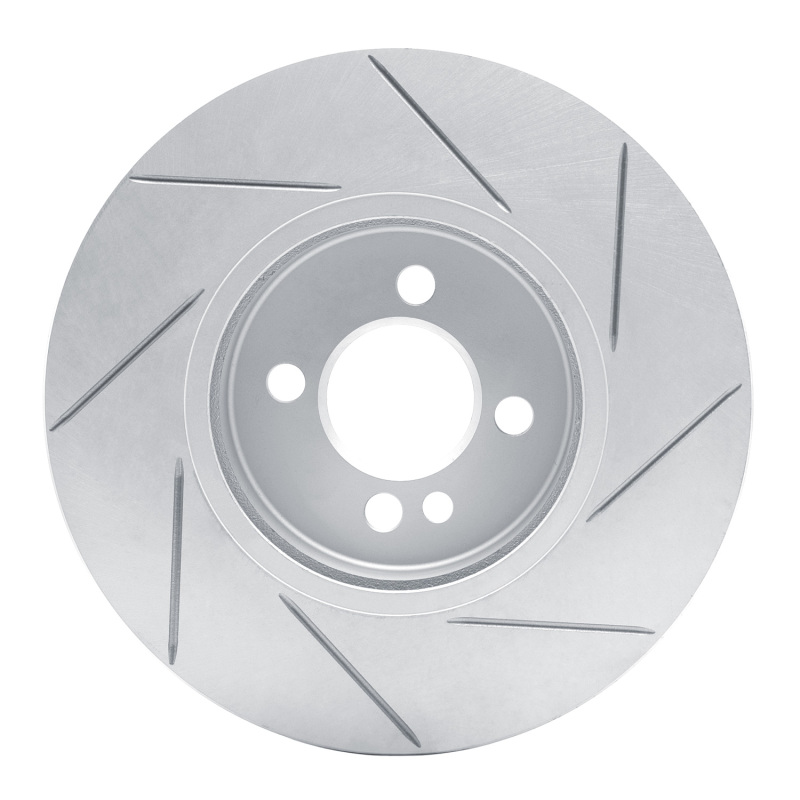 Mini Cooper Brake Rotor (1) - Front Left - DFC - Slotted Geoperformance - `07-`15