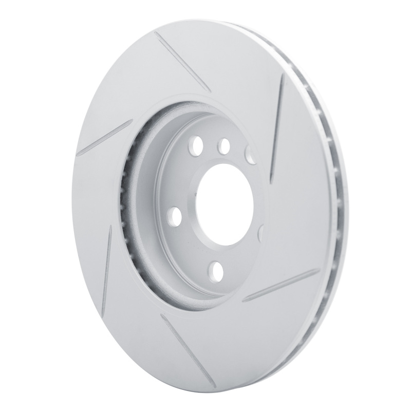 Mini Cooper Brake Rotor (1) - Front Left - DFC - Slotted Geoperformance - `14-`21