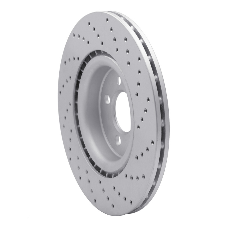 Mini Cooper Clubman Brake Rotor (1) - Front Left - DFC - Drilled Geoperformance - `09-`14