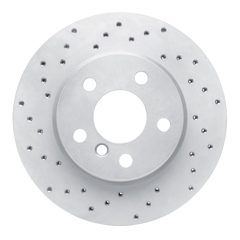 Mini Cooper Brake Rotor (1) - Front Left - DFC - Drilled Geoperformance - `14-`24