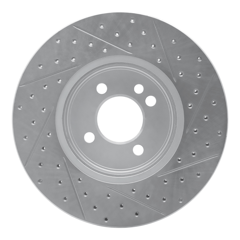 Mini Cooper Brake Rotor (1) - Front Left - DFC - Drilled & Slotted Geoperformance - `02-`06
