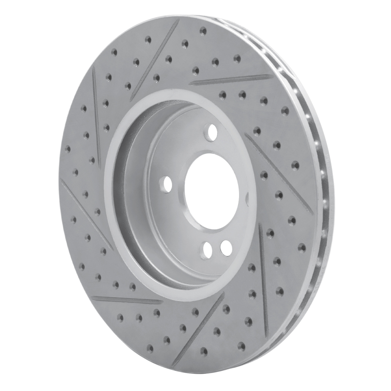 Mini Cooper Brake Rotor (1) - Front Right - DFC - Drill & Slot Geoperformance - `02-`06
