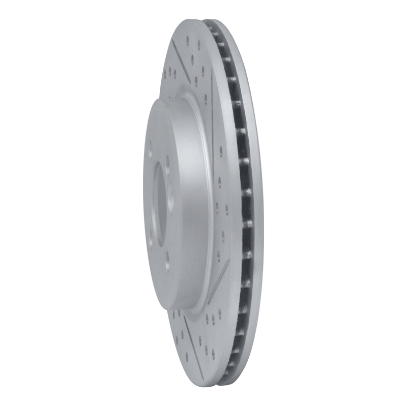 Mini Cooper Brake Rotor (1) - Front Right - DFC - Drilled & Slotted Geoperformance - `02-`08